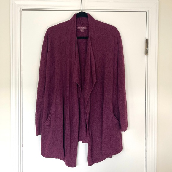 Barefoot Dreams Style 903 Cozy Chic Lite Island Wrap Wine Cardigan Size XXS/XS - Picture 1 of 9